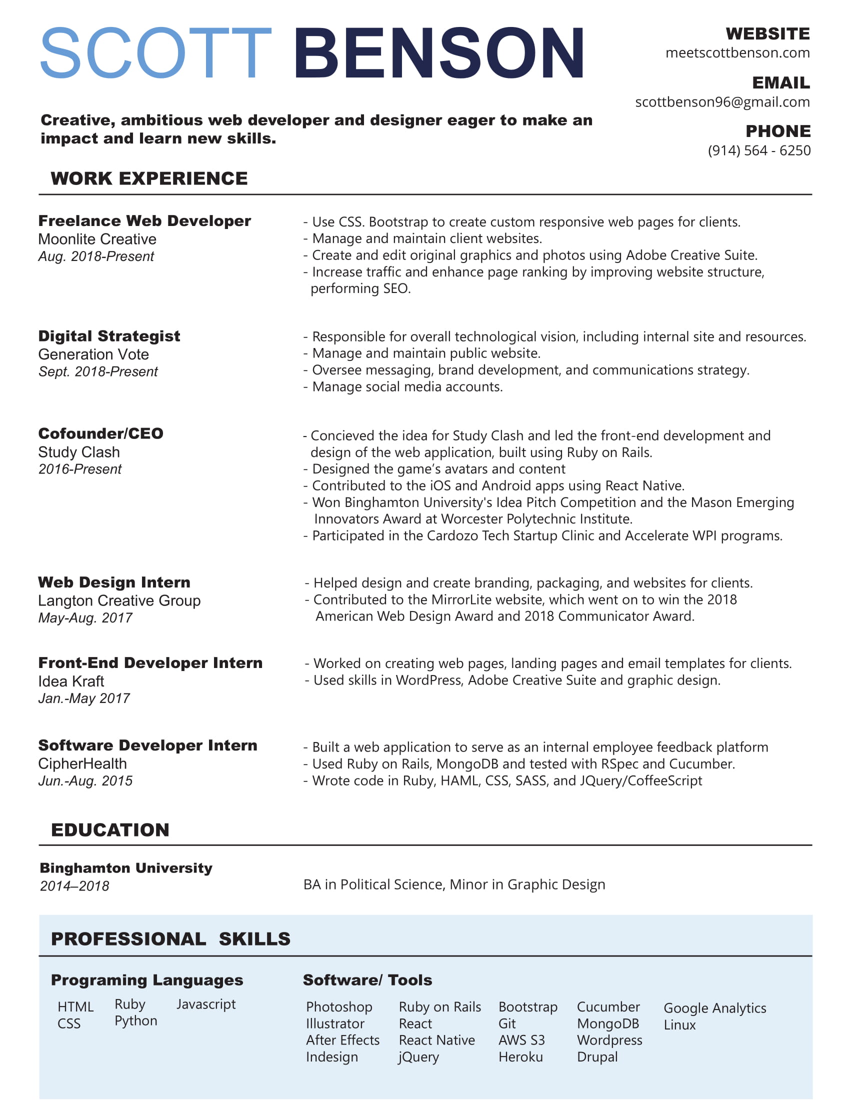resume